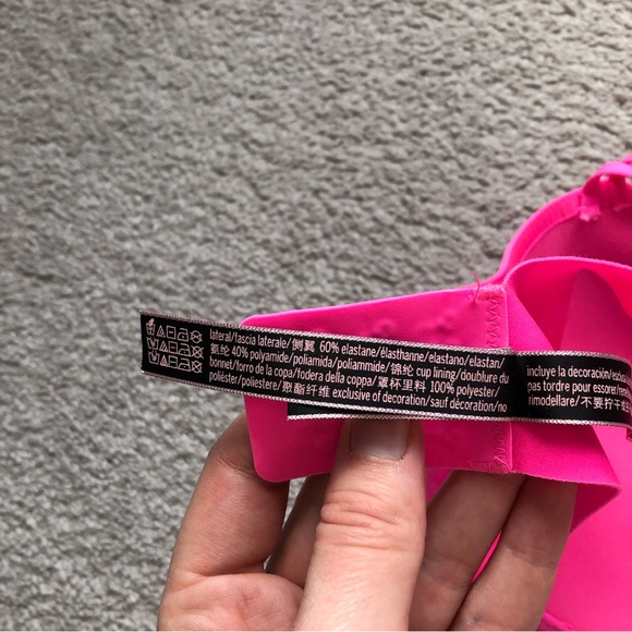 Victorias Secret | 32DD NWOT Hot Pink Bra - Picture 6 of 9